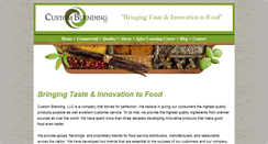 Desktop Screenshot of customblending.com